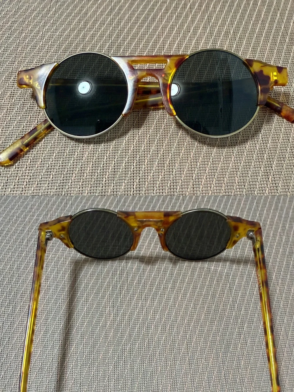 TokyoBay Round Tortoiseshell Sunglasses with Dark Lenses unisex